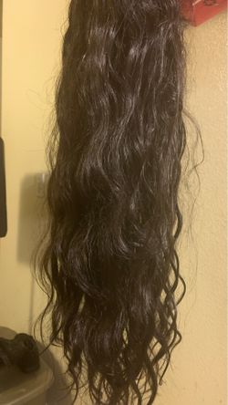 Human hair wig 24 inches