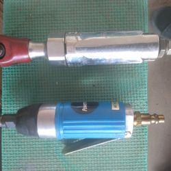 Quarter Inch Air Drive Wrench And Compressed Air Blow Gun