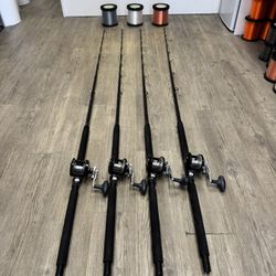 Lightly Used Accurate TXD-600X Combos On Brand New Rods (Spooled With Your Choice Of Line)