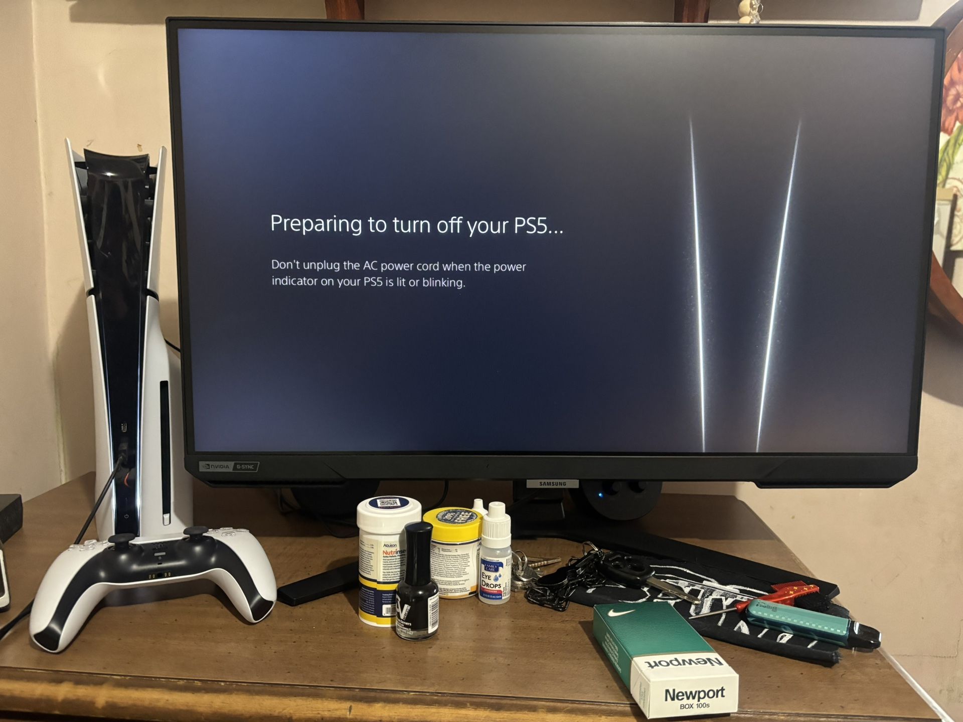 New Ps5 Standard Edition , Samsung Monitor , Speakers 