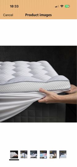 3 Inch Ultra-Fluffy Memory Foam Mattress Topper Twin for Back Pain, Extra Soft Pillow Top Twin Mattress Topper with 4X Support, Mattress Pad with Brea