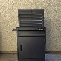 5-Drawer Rolling Tool Chest, Tool Storage Cabinet w/Drawers, Lockable Wheels, Detachable Top & Adjustable Shelf, Mechanic Tool Organizer Box for Garag