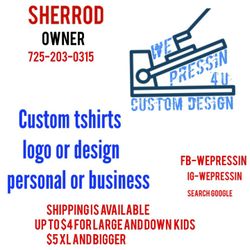 Custom Tshirt Logo,design Etc