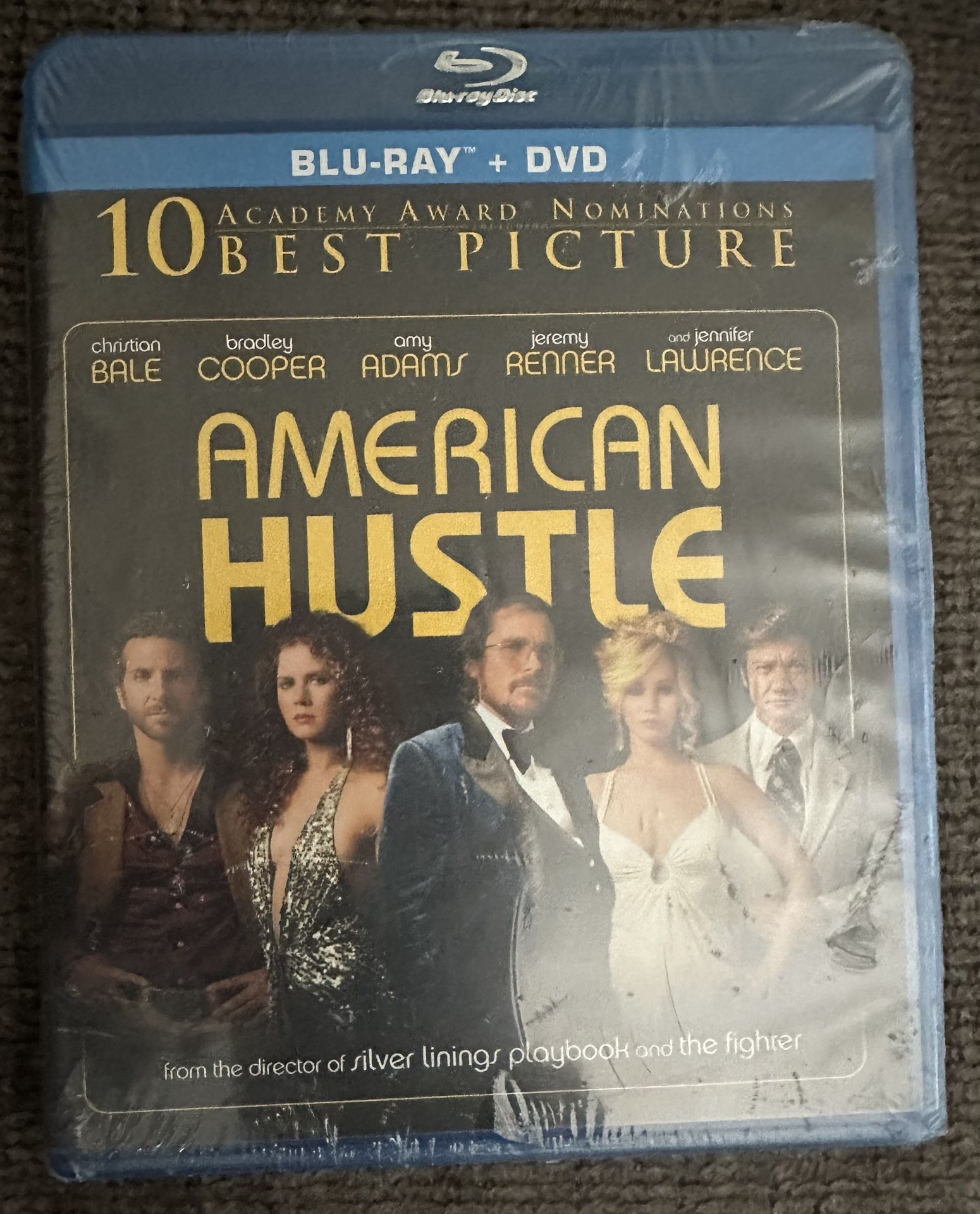 American Hustle and Moneyball blu-ray + DVD movies