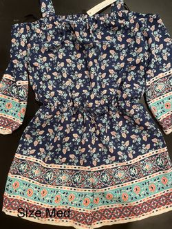NWT Girls Romper- Size Medium