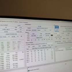 HP All-in-one 27 inch xa0xa11