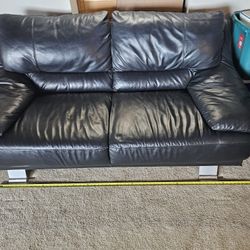 Italian LEATHER SOFA  (Italsofa)