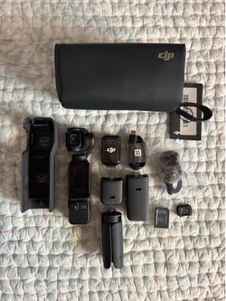 Brand New DJI Osmo Pocket 3 Creator Combo 4K Camera 3-Axis Gimbal Mic Tripod