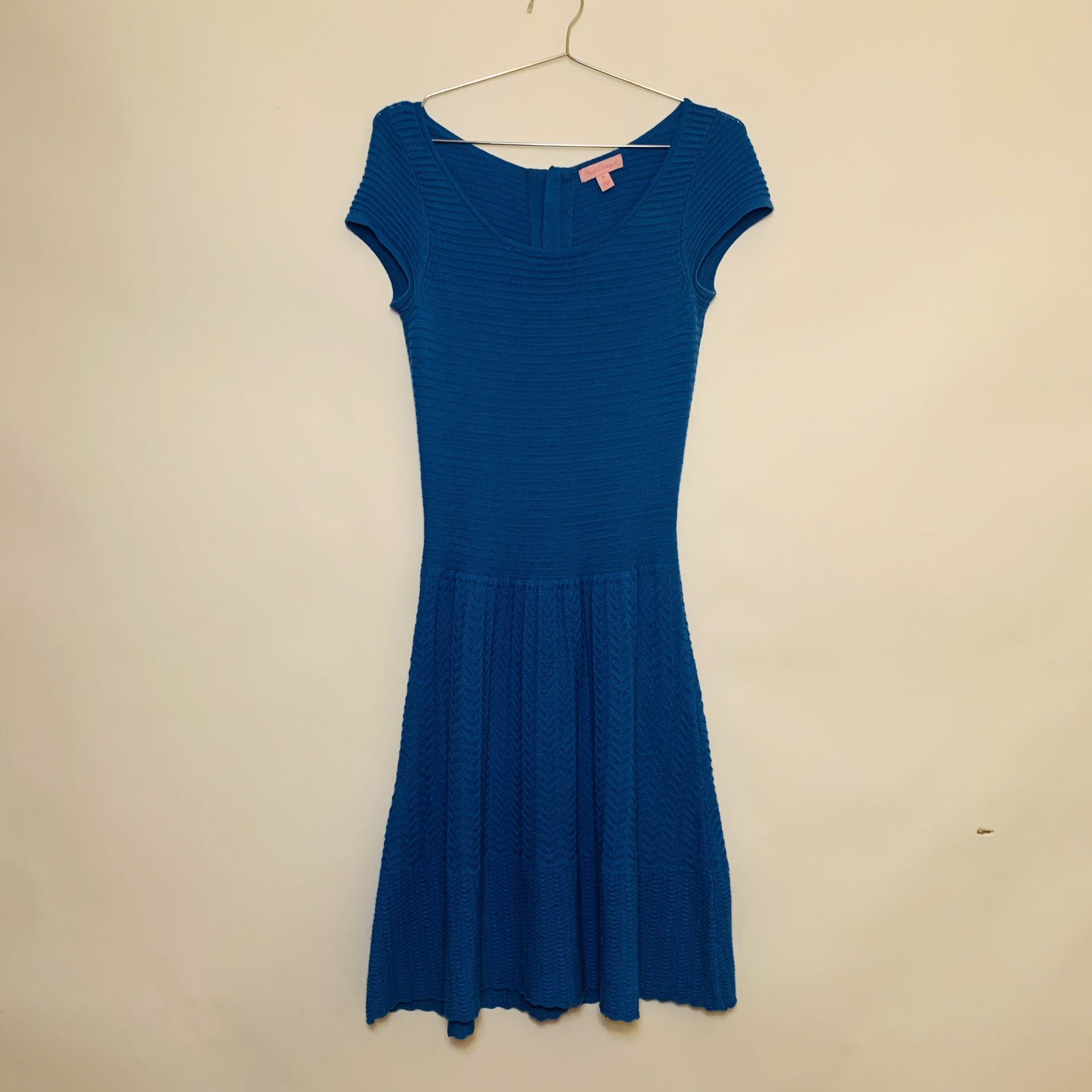 Lilly Pulitzer Blue Ribbed Dress