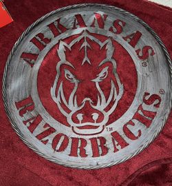Arkansas Razorback Custom Wall Art (METAL)