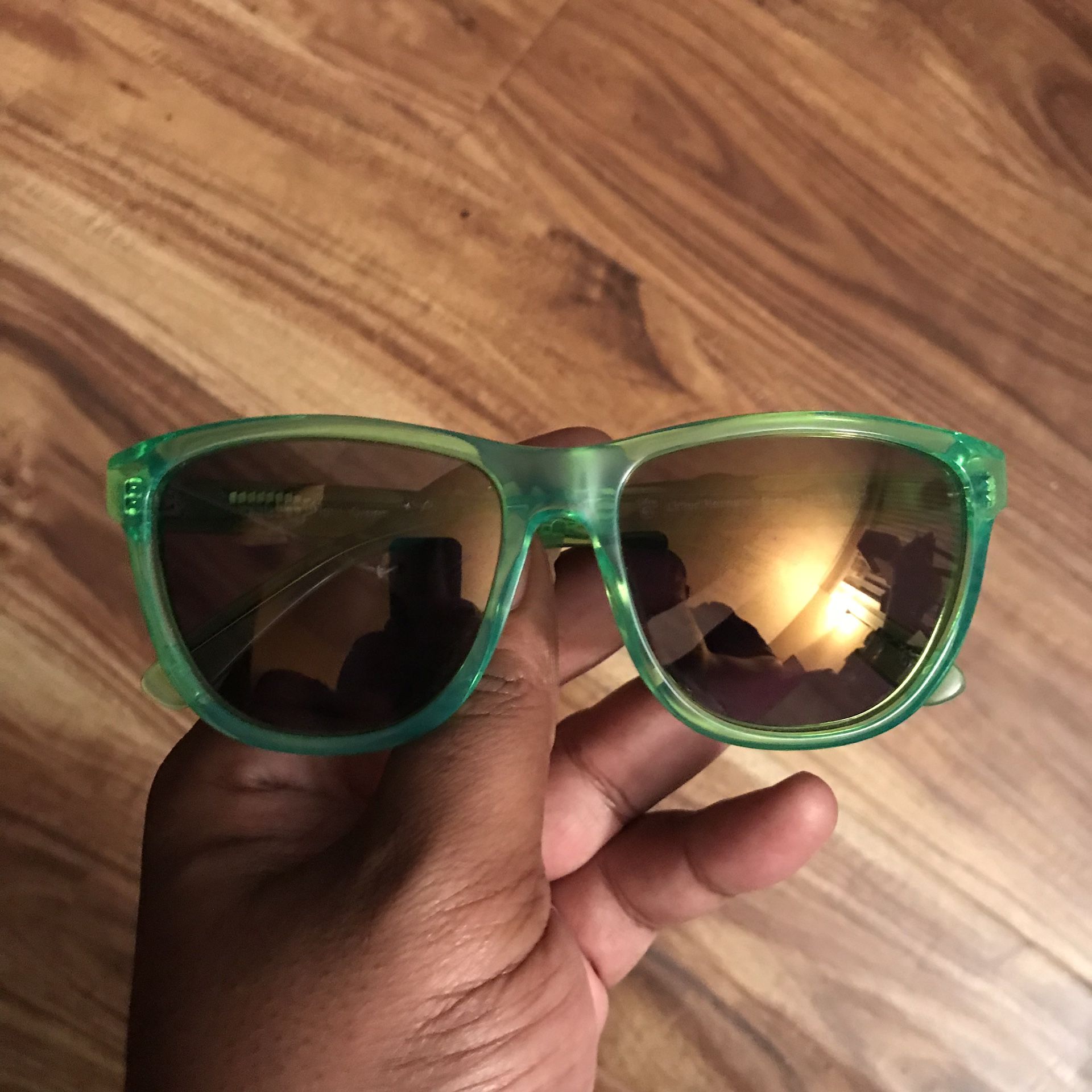 Rare LRG Lifted Research Group Sunglasses Kelly Green
