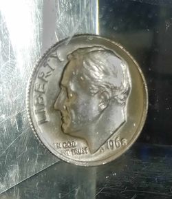 1968 NO "S" Error PROOF DIME