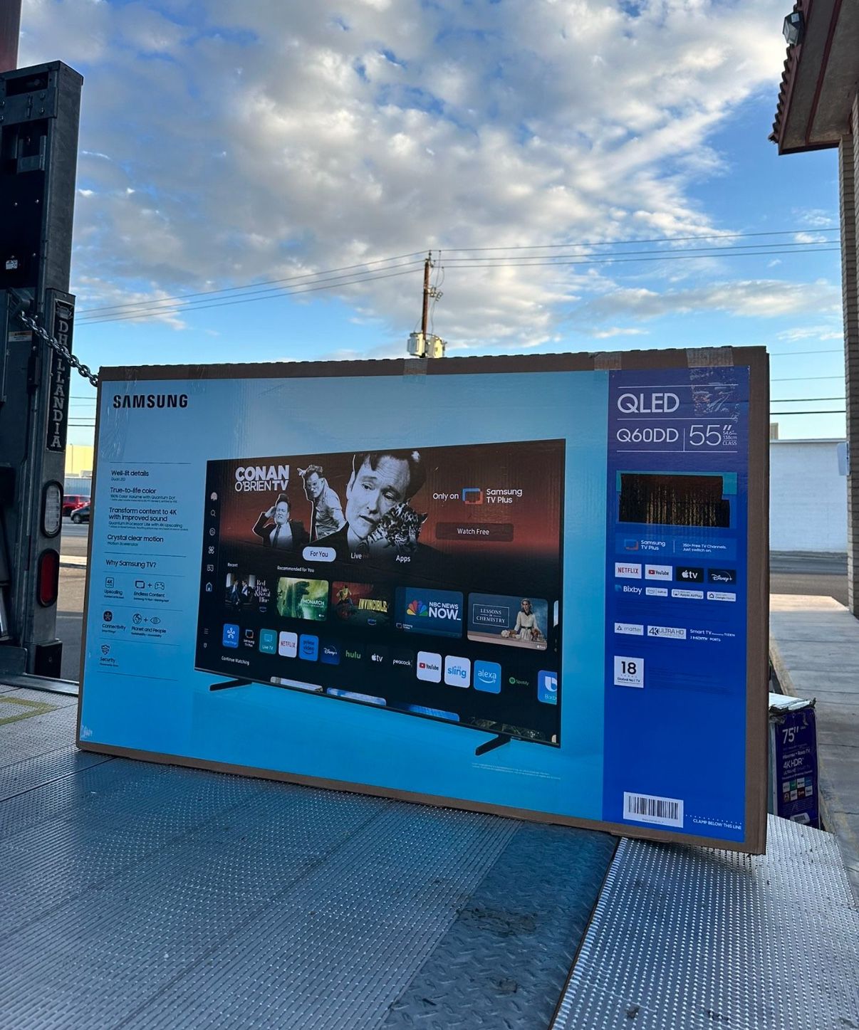 55 “ Samsung Smart 4K QLED HDR TV