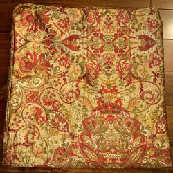 Ralph Lauren Vintage Randolph Galahad Red Paisley Full/Queen Duvet.Made in Italy