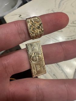 10k gold nugget rings (trade)