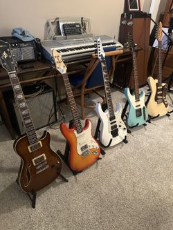 Vintage and unique electric guitars