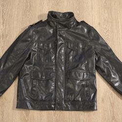 Levi's Men's Faux Leather Jacket Size Large