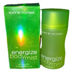 Victoria's Secret Energize Body Mist VERBENA MINT 3.4 fl oz 100 ml New RETIRED