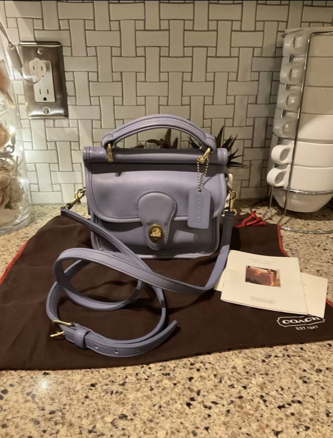 Vintage Coach Winnie Bag Glovetanned Leather