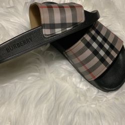 Little Kids Burberry Slides