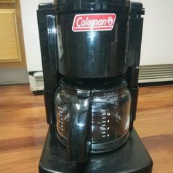 Coleman Camping Stove Drip Coffee Maker 10 Cup Model 5008-700 Black
