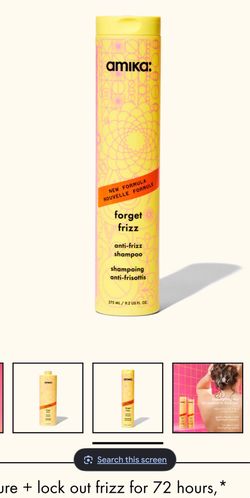 Amika Forget Frizz Anti-Frizz Shampoo 275ml