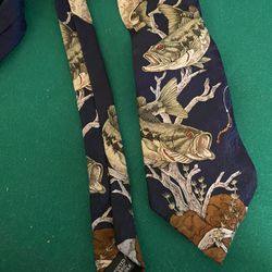 Bigmouth Bass Trio Necktie