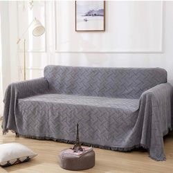 Geometrical Sofa Cover 85”-115”