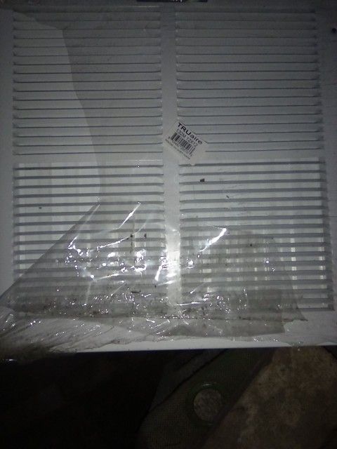 (2) 12×12" Sidewall 2 Way Registers (Truair) White