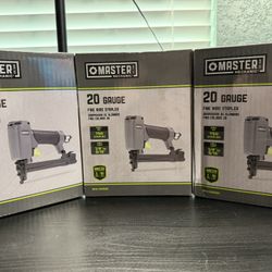 Pneumatic Upholstery Staplers - Brand New 