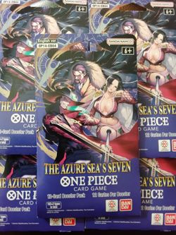 ONE PIEC3 THE AZURE SEAS SEVEN (BRAND NEW SEALED BOOSTER PACKS) $10 EACH PACK