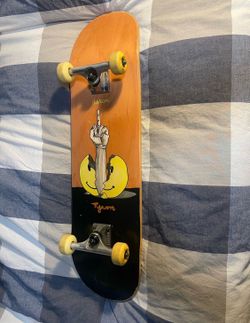Baker Skateboard 8.0” New MOB Griptape Bones Wheels Great Condition