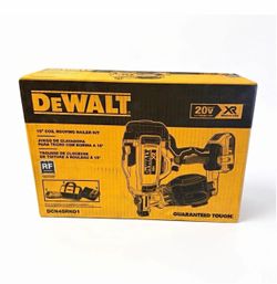 DEWALT 20V MAX Lithium-Ion 15-Degree Electric Cordless Roofing Nailer Kit with 2.0Ah Battery Charger and Bag $280 new FIRM PRICE