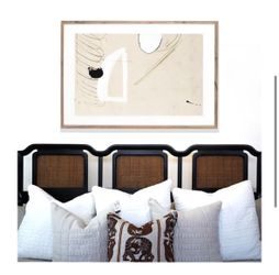  Custom Made Rattan Headboard 