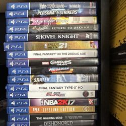 PS4 GAMES 