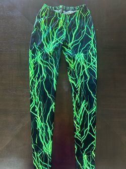 Green glow leggings