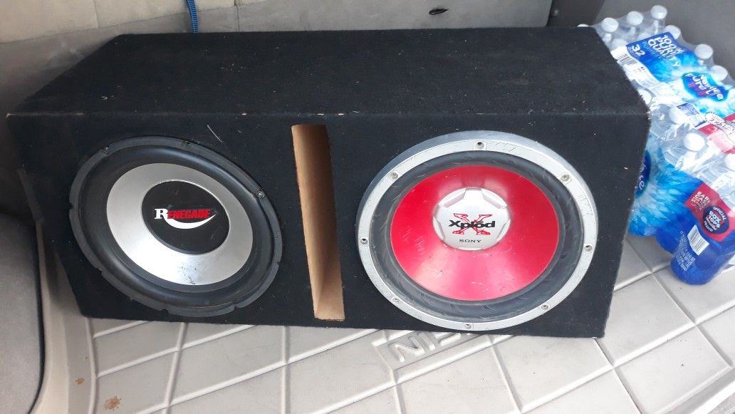 12" subwoofer