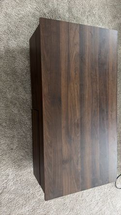Dark Walnut Wood Coffee Table