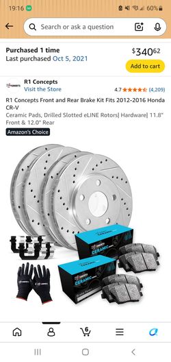 Honda CRV Brake Kit