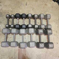 400lbs of dumbbells