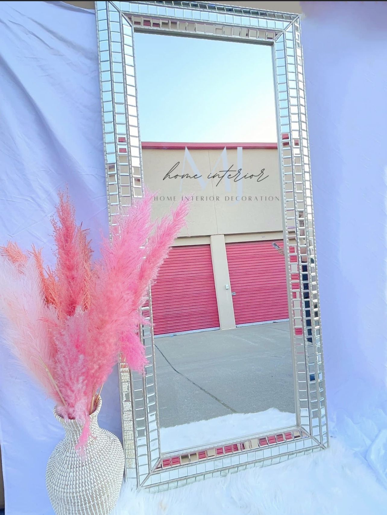 Triple Mosaic Mirror 24”x66”