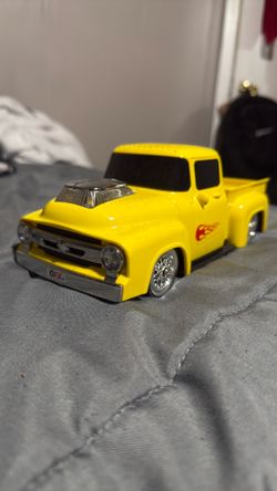 Yellow Hot Rod Truck Bluetooth Speaker