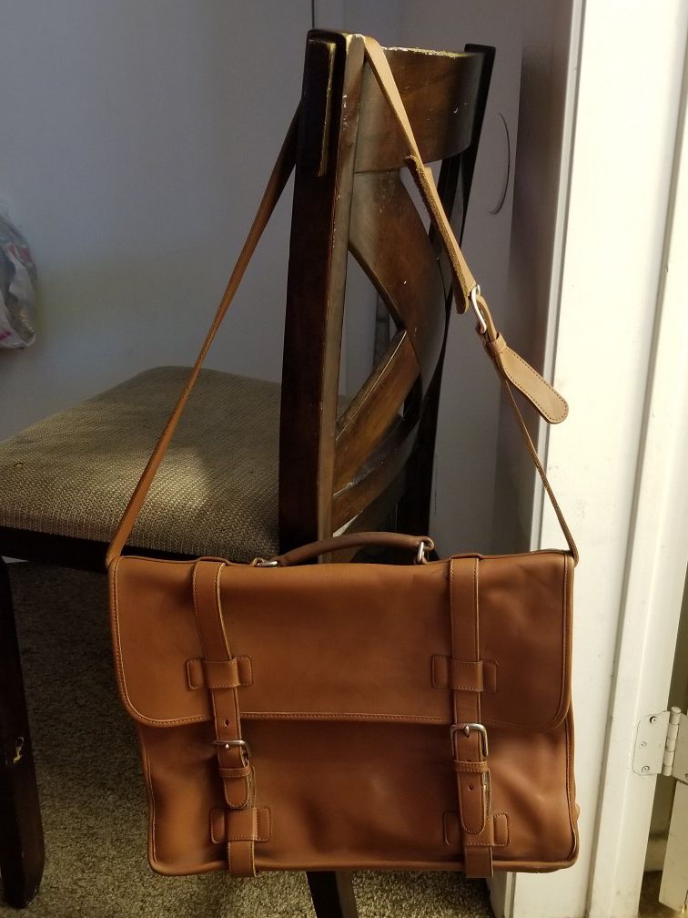 Authentic Leather Coach Messenger bag
