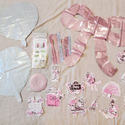 Pink Bow-paris Birthday Party Supplies
