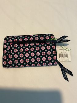 Vera Bradley Turn lock Wallet Petal Dots Collection