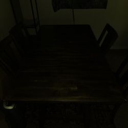 Wooden Kitchen Table