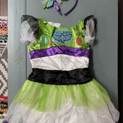 Child Toddler Girl Toy Story Buzz Costume Size 3-4 Just $5