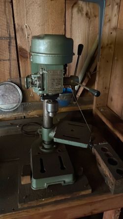 Vintage R U C industrial drill press