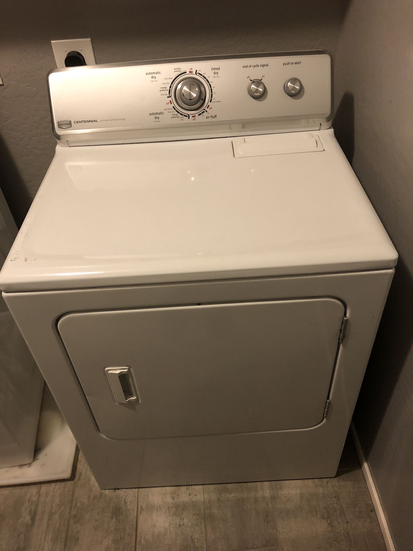 Washer and dryer set