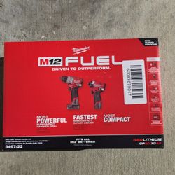 Milwaukee 12v Fuel Combo Kit Brand New 